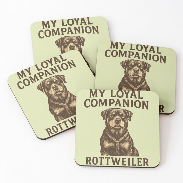 Item preview, Canicross – My Loyal Companion Rottweiler Vintage Dog Design designed and sold by Meandmyshop.