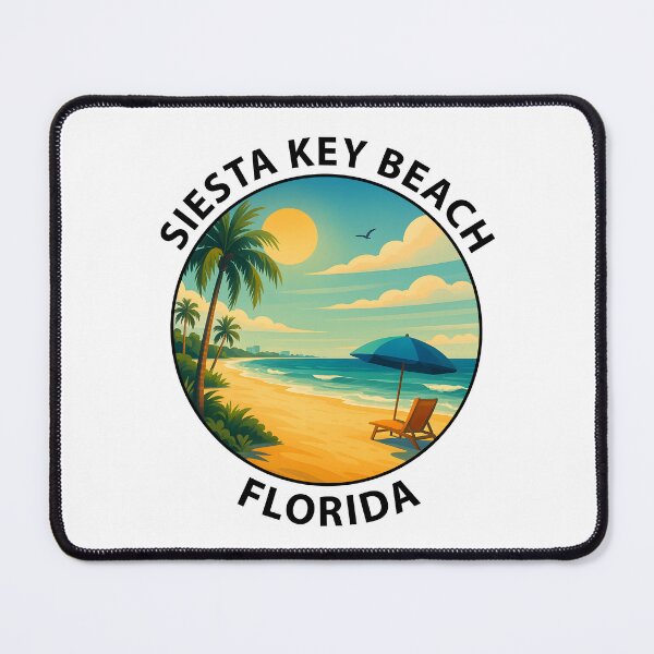 Item preview, Siesta Key Beach Florida Sunset – Tropical Coastal Travel Poster USA designed and sold by inkNext.