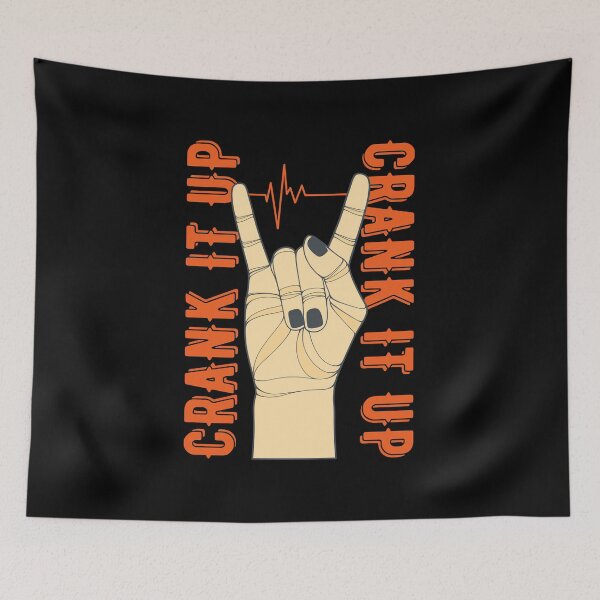 Item preview, Crank Up The Volume | Rock Hand designed and sold by ObsidianDaz.