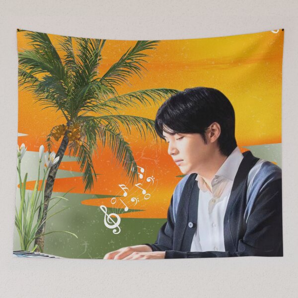 Item preview, Island of Music – Suga BTS Inspired Art designed and sold by koreaInPrint.