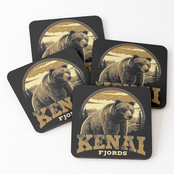 Item preview, Kenai Fjords US National Park Vintage Retro designed and sold by tedroyegelsd.