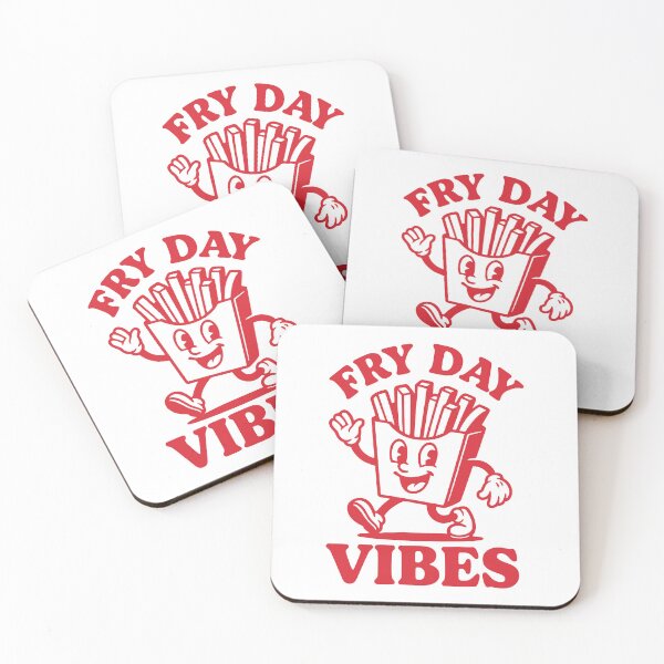 Item preview, Fry Day Vibes – Funny French Fries Saying designed and sold by nkhookysun.