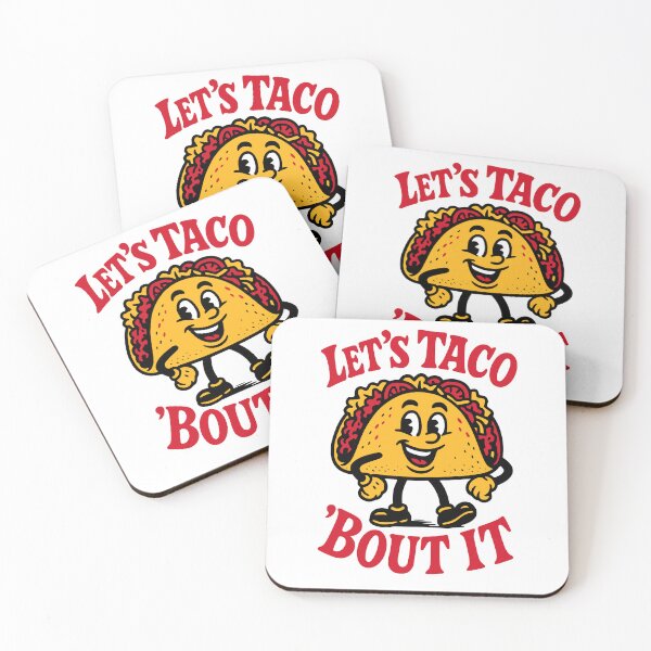 Item preview, Let’s Taco ‘Bout It – Funny food motif designed and sold by nkhookysun.