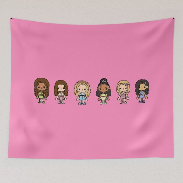Item preview, katseye toca boca illustration art designed and sold by Goldcorna.