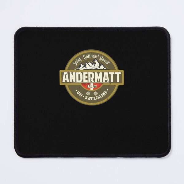Item preview, Andermatt Ski Switzerland Skiing Alps Sticker T Shirt 03 designed and sold by AdalbertKolb.