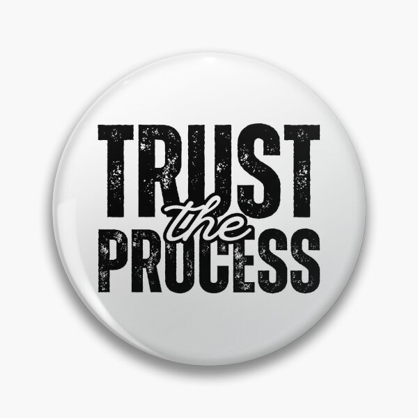 Item preview, Trust the Process Artist Typography Design designed and sold by L-CreativeArt.