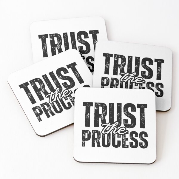 Item preview, Trust the Process Artist Typography Design designed and sold by L-CreativeArt.