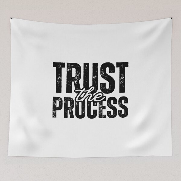 Item preview, Trust the Process Artist Typography Design designed and sold by L-CreativeArt.