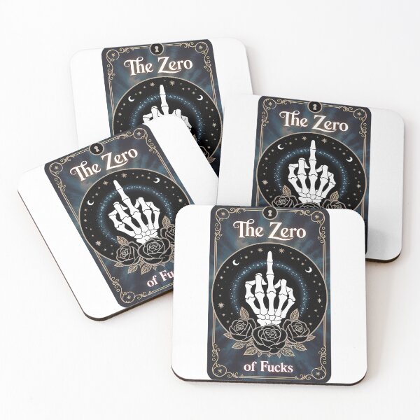 Item preview, Zero Fucks Tarot Card | Dark Mystic designed and sold by Charlietule.