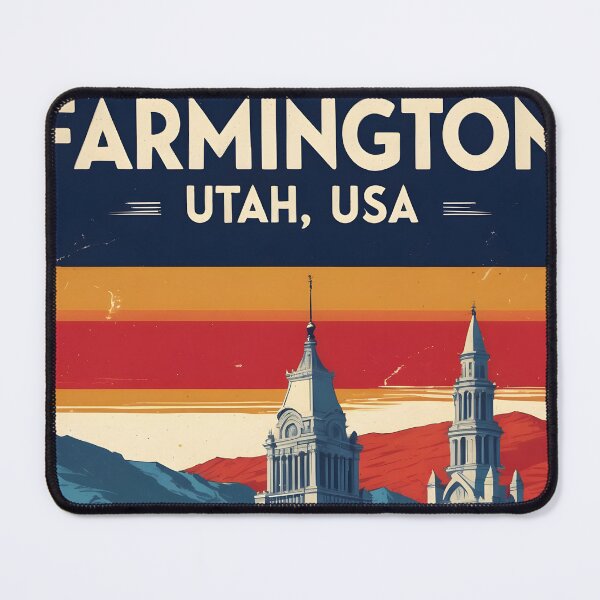 Item preview, Farmington Utah 1950s USA Vintage Travel Tourism designed and sold by TravelersGems.