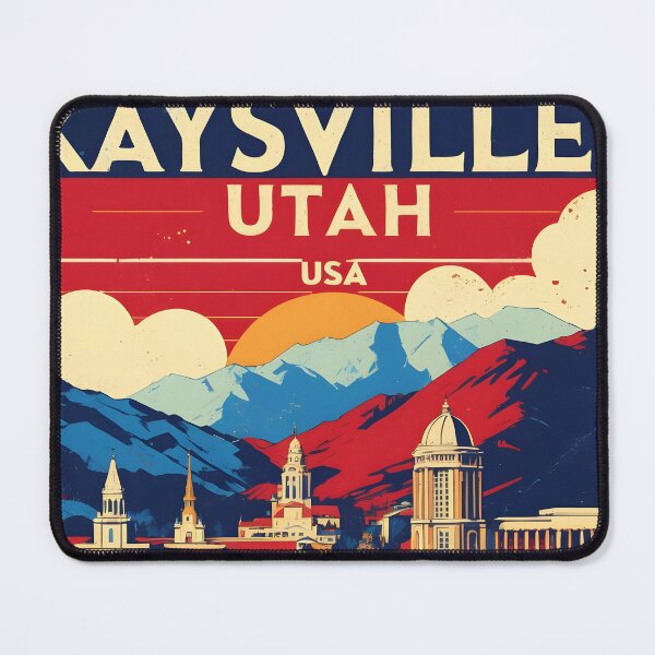 Item preview, Kaysville Utah 1950s USA Vintage Travel Tourism designed and sold by TravelersGems.