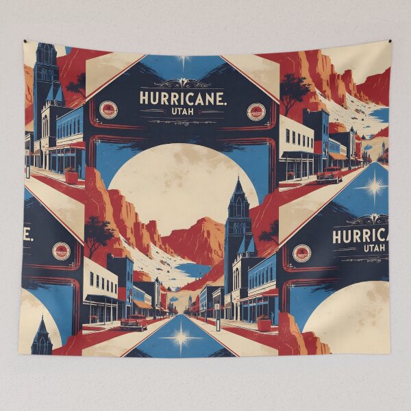 Item preview, Hurricane Utah 1950s USA Vintage Travel Tourism designed and sold by TravelersGems.