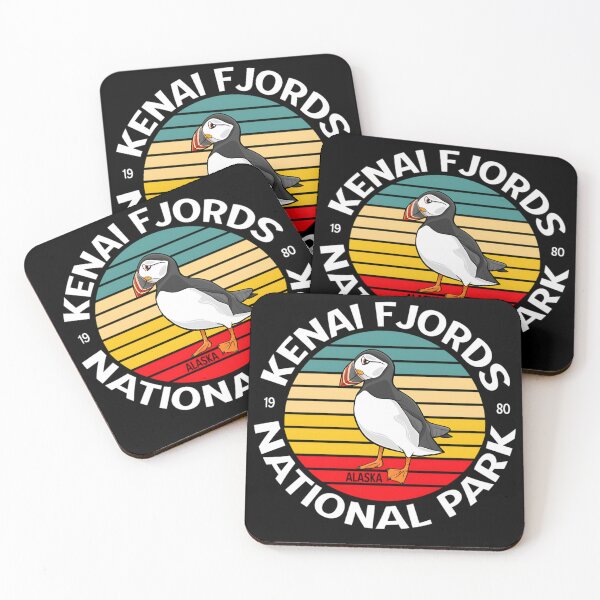 Item preview, Kenai Fjords Puffin Seward Alaska Vintage National Park designed and sold by tedroyegelsd.