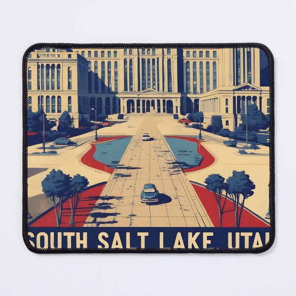 Item preview, South Salt Lake Utah 1950s USA Vintage Travel Tourism designed and sold by TravelersGems.