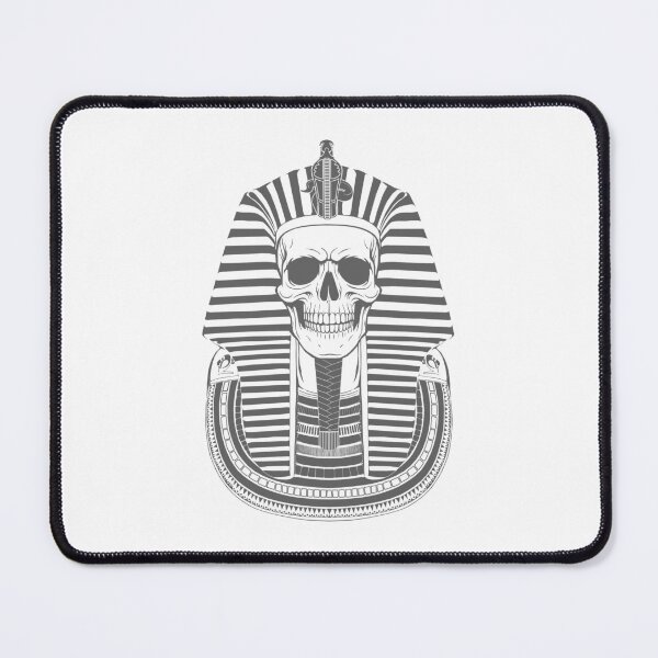 Item preview, Pharaoh Skull – Ancient Egypt Horror Design - Grey Edition designed and sold by Alien-Theory.