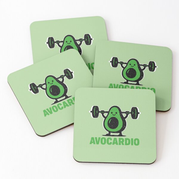 Item preview, Avocardio Funny Avocado Workout designed and sold by Dazzlement.