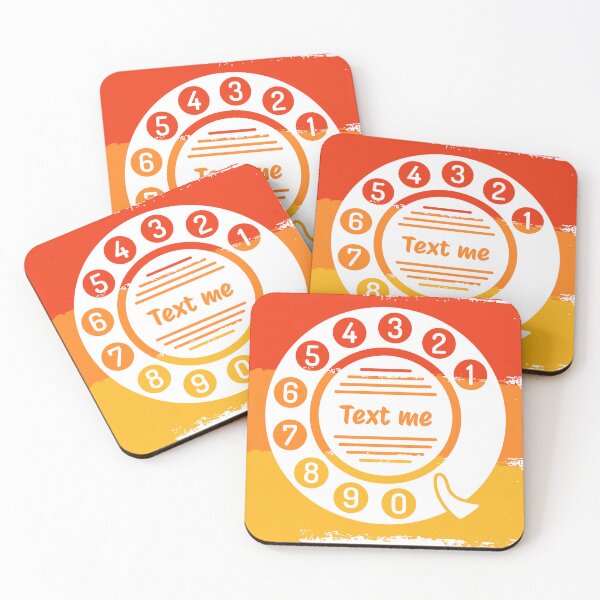 Item preview, Retro Rotary Phone "Text Me" Irony designed and sold by jugomi.