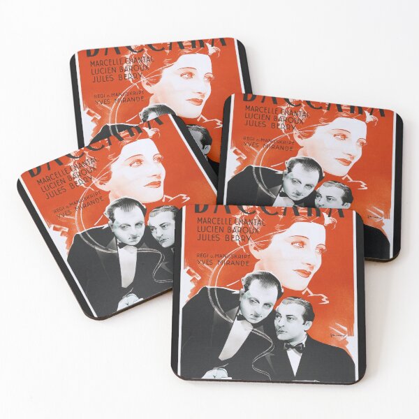 Item preview, Baccara Vintage Film Poster | 1930s Art Deco Cinema | Yves Mirande Movie Art | European Bold Color & Illustrative Style designed and sold by artofuniverse.
