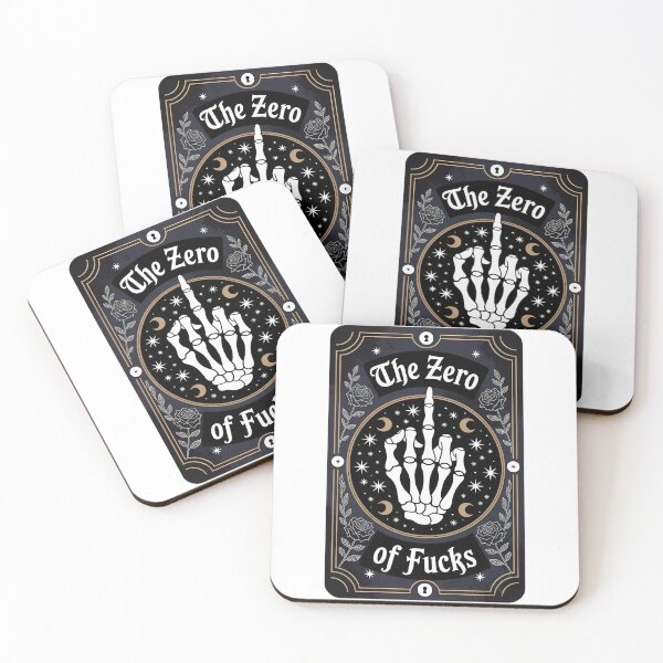 Item preview, Zero Fucks Tarot Card | Celestial Gothic designed and sold by Charlietule.