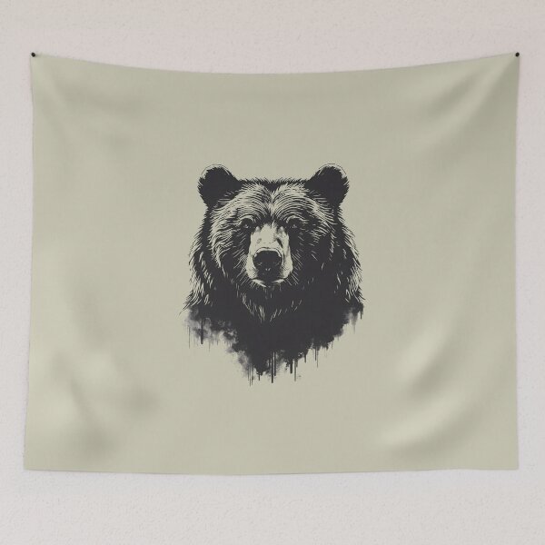 Item preview, Minimalist Bear Line Art – Modern Animal Design designed and sold by Art-Design-EM.