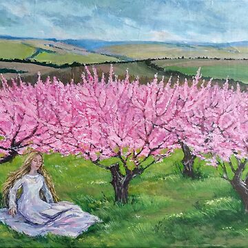 Artwork thumbnail, Among the blooming peach trees by Anthropolog