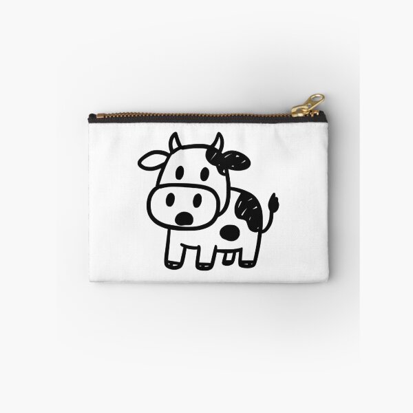 Item preview, Cute Cartoon Cow – Funny Animal Motif designed and sold by nkhookysun.