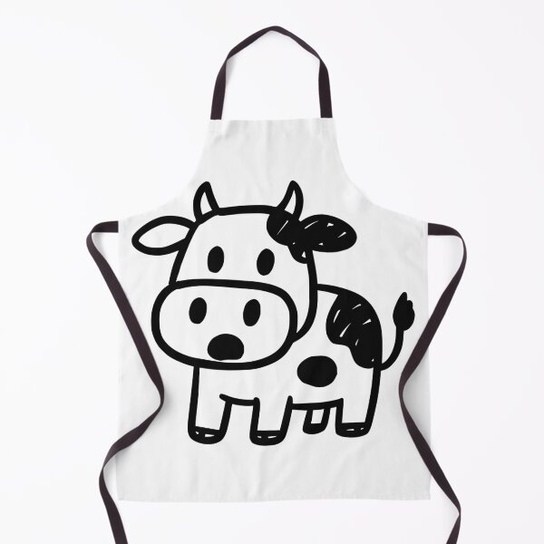 Item preview, Cute Cartoon Cow – Funny Animal Motif designed and sold by nkhookysun.