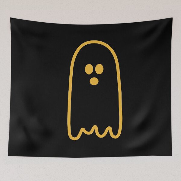 Item preview, cute little yellow ghost - halloween designed and sold by Aesthetic Crew.