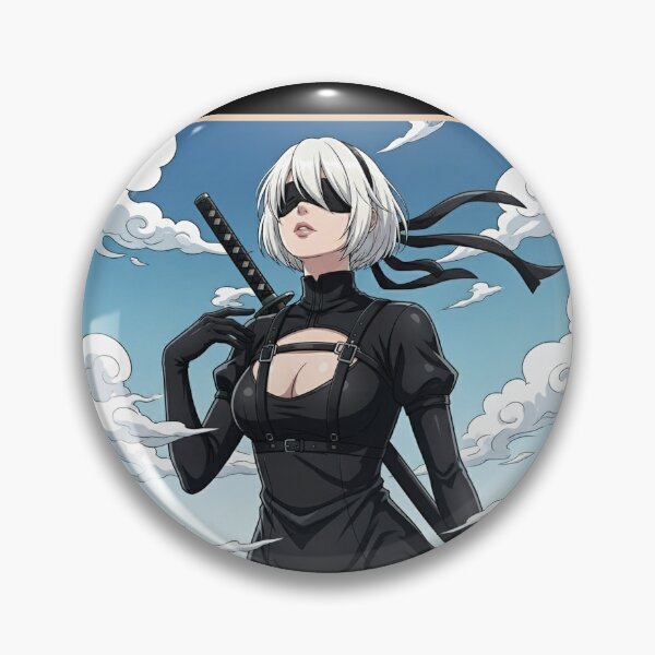 Artikelvorschau, YorHa 2B im japanischen Stil entworfen und verkauft von MadShroomPrints.