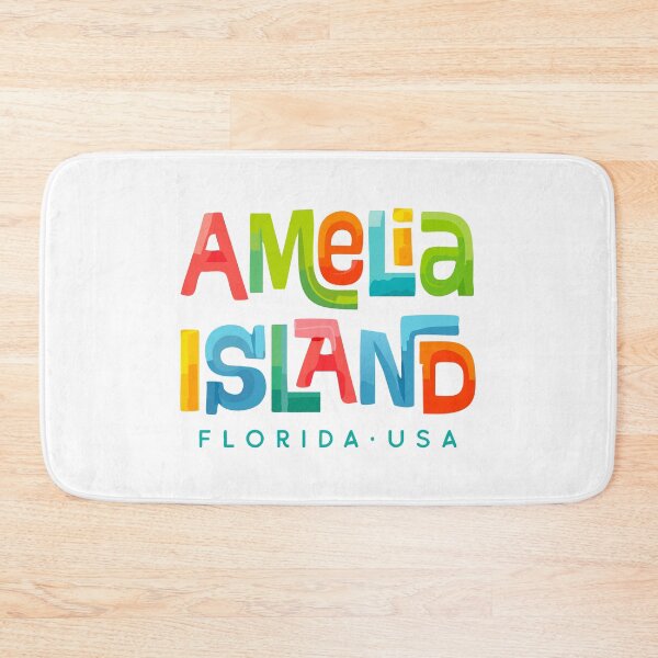 Item preview, Amelia Island Florida Retro Tropical Design designed and sold by Futurebeachbum.