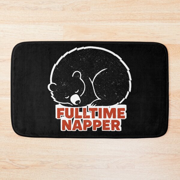 Item preview, Fulltime Napper Sleeping Bear Pun designed and sold by Dazzlement.