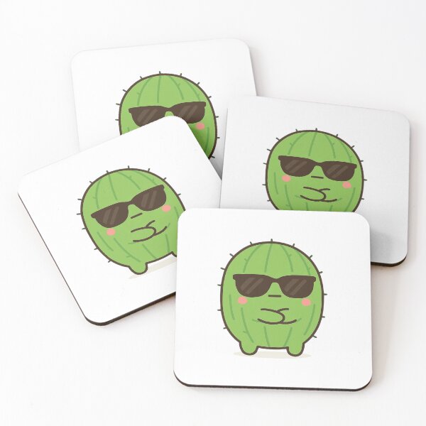 Item preview, Cactus genial: adorable diseño de planta chibi kawaii designed and sold by artbyTSR.