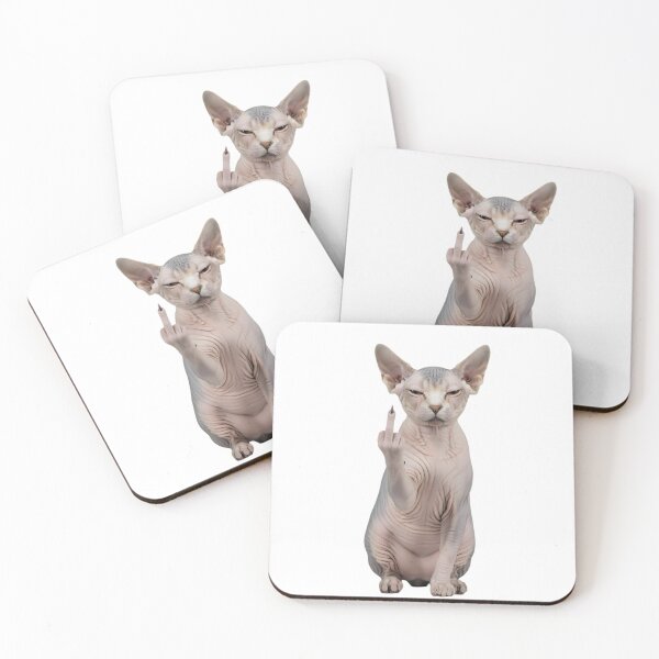 Item preview, Sphynx Cat Middle Finger designed and sold by JalalMsd.