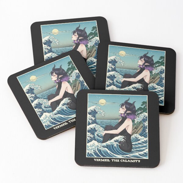 Item preview, Vermeil The Calamity Japanese Design designed and sold by MadShroomPrints.