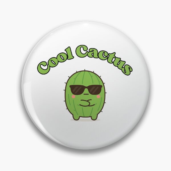 Item preview, Cool Cactus – Cute Kawaii Chibi Plant Design designed and sold by artbyTSR.