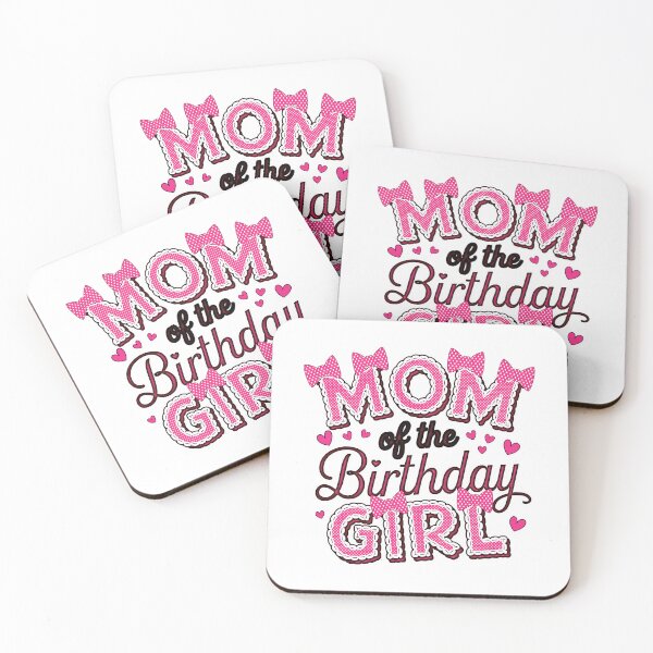 Item preview, Mom of The Birthday Girl Pink Family Birthday Girls Party  designed and sold by gear-posters.