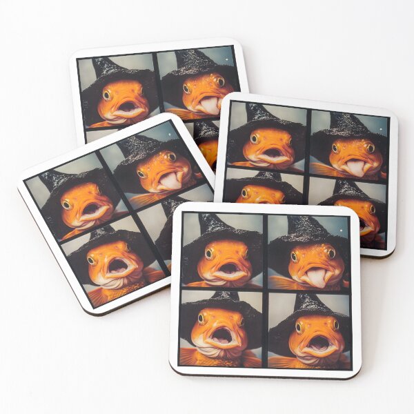 Item preview, Halloween Fish Photobooth – Cute Witches Hat Fish designed and sold by RockFireMerch.
