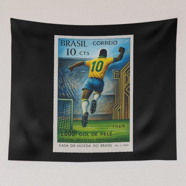 Item preview, Soccer The Goat  Football Pele 1000 goals variation#1  designed and sold by Helios Be. Lavsh.