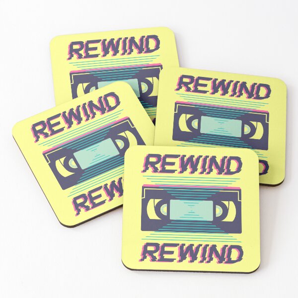 Item preview, Rewind VHS Tape - 80s Retrowave & Vaporwave Aesthetic designed and sold by jugomi.