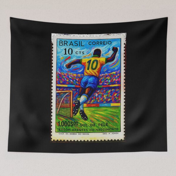 Item preview, Soccer The Goat  Football Pele 1000 goals variation#2 designed and sold by Helios Be. Lavsh.