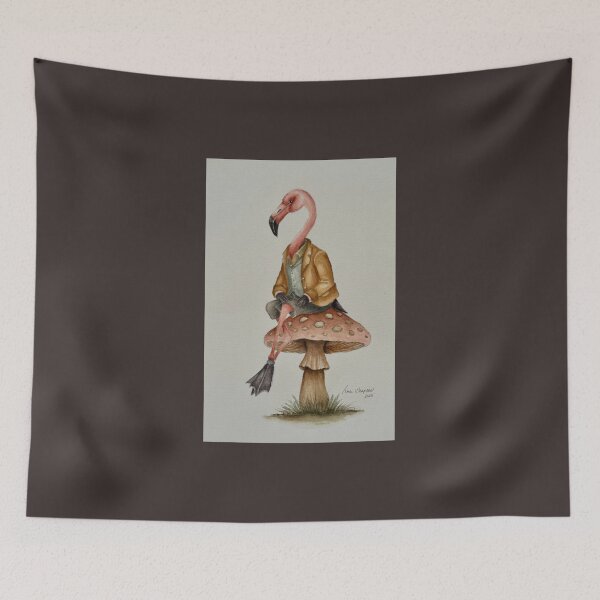 Item preview, The Fanciful Flamingo designed and sold by The Rookery.