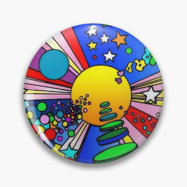 Item preview, Peter Max designed and sold by KaijuNoKaiju.
