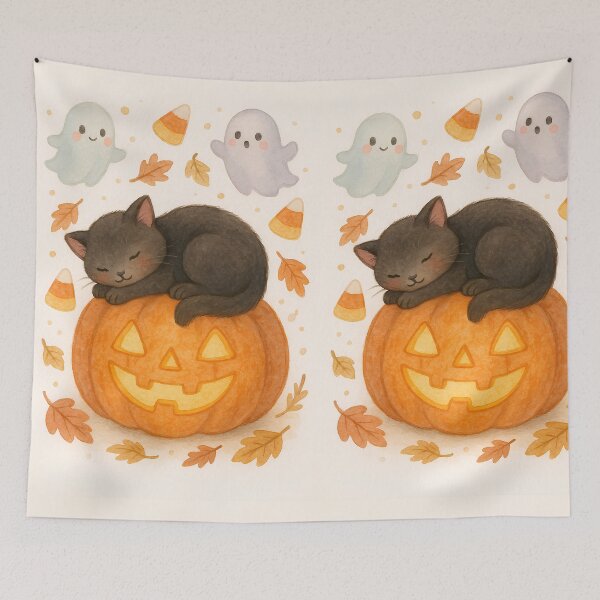Item preview, Halloween in fall designed and sold by GraceSerene.