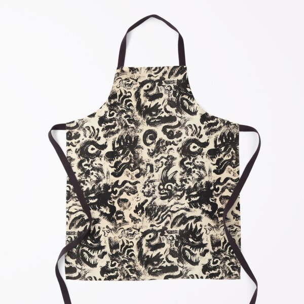 Item preview, Abstract Ink Monster Pattern – Japanese Sumi-e Expressionist designed and sold by NatureStyle555.