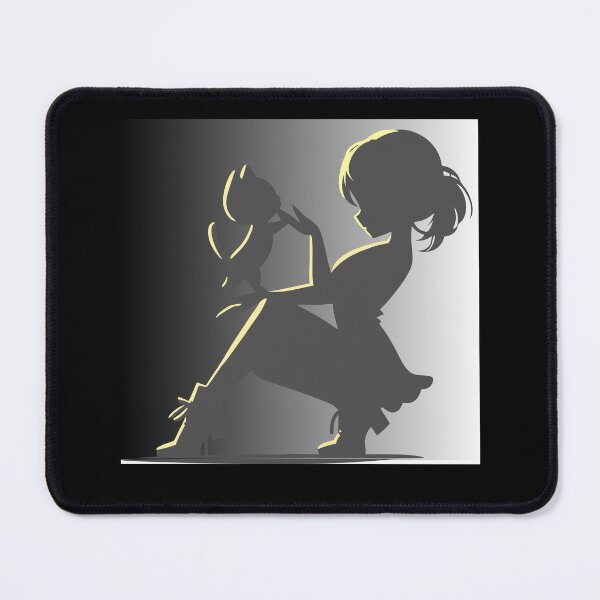 Item preview, Elegant Tiny Dancer and Cat Silhouette Ballet Art – Graceful Pet Love designed and sold by JWSmile.