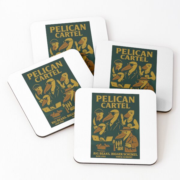 Item preview, The Pelican Cartel – Coastal Crime, Feathered Legends designed and sold by BreadDifferentl.