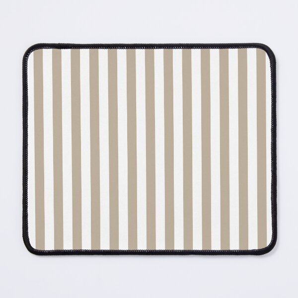 Item preview, Khaki Brown & White Stripes designed and sold by KSimpson838.