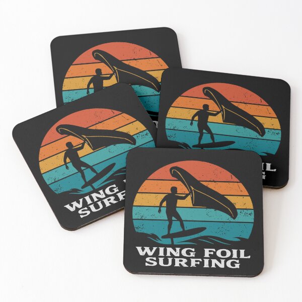 Item preview, Wing Foil Surfing Retro – Watersports Design designed and sold by OverNickles194.