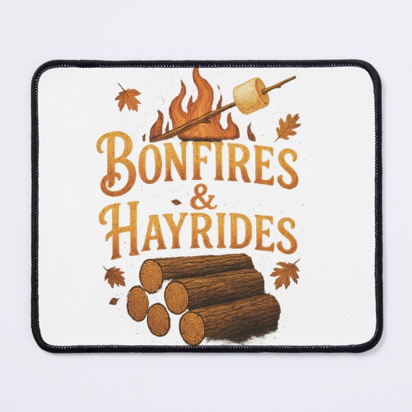 Item preview, Bonfires & Hayrides – Cozy Rustic Fall T-Shirt designed and sold by VandalMuse.
