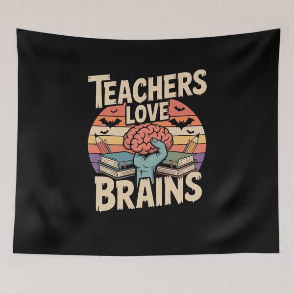 Item preview, Teachers Love Brains designed and sold by Mateusz Majcherek.